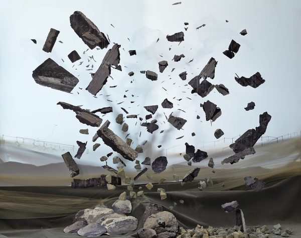 ״הדף,״ שירלי וגנר, 2019 הזרקת דיו פיגמנטי מידות 152/120 ס״מ