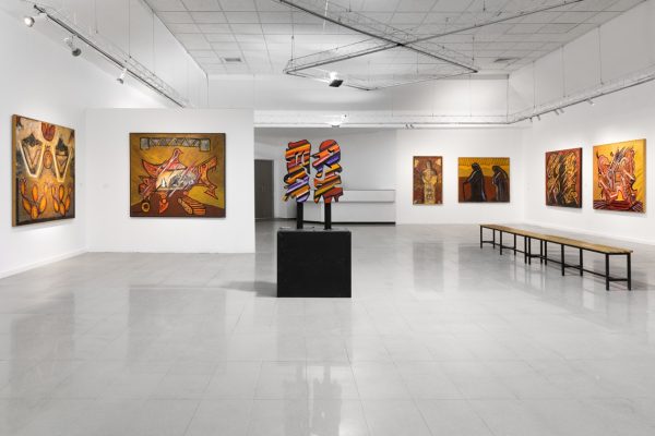 בשיר אבו רביע, פרט מתוך הצבה, צל צבעוני בהמרכז לאמנות עכשווית בערד. צילום לנה גומון